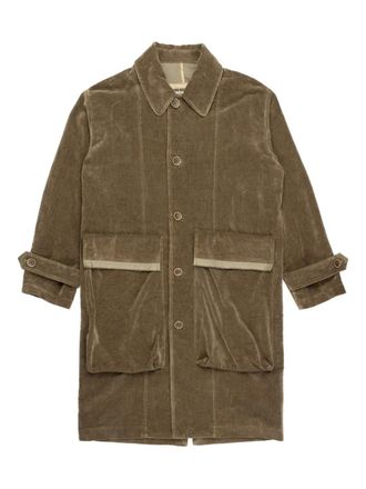 Uma Wang Coolly pocket collared coat - Brown