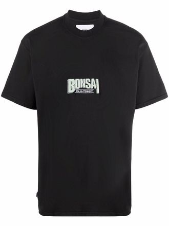 BONSAI Enlightenment embroidered-logo T-shirt - men - Cotton - S - Black