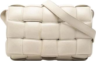 Bottega Veneta Pre-owned Padded Cassette - Dames - Vintage Schoudertas - Wit - ONE Size - Leer - Vintage