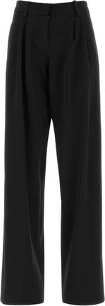 Isabel Marant Pantalones de Lana Lyda - Trousers - Mujer - Negro - S