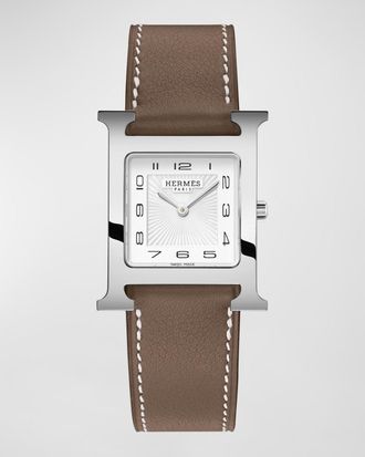 Hermès Heure H Watch, Medium Model, 30 mm