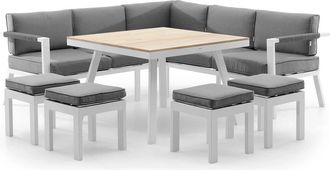 OEM Conjunto De Muebles De Jard&iacute;n Modernos Grado Ii Zumm Aluminio Blanco Homms