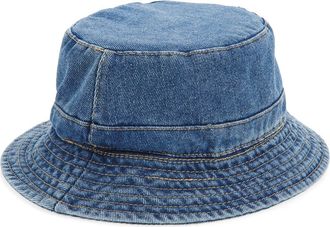 BP. Denim Bucket Hat in Medium Wash at Nordstrom