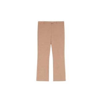Max Mara Broeken, Dames, Beige, S, Polyester, Polyester Broek