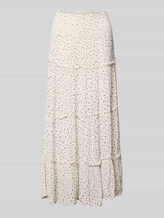 Only Maxi-Rock aus reiner Viskose Modell FERNANDA in Weiss, Gr&ouml;&szlig;e XL