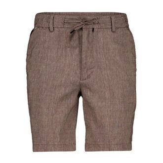 HUGO BOSS Oxford Shorts - male - Boss - Casual Shorts - Brown - W31 - Shorts
