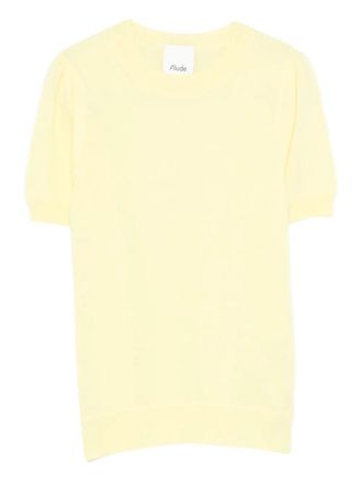 Allude short-sleeve T-shirt - Geel