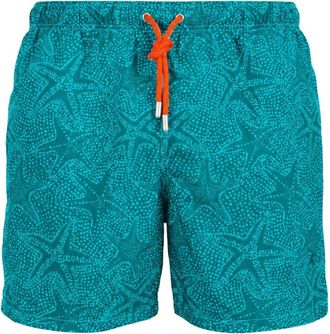 Gallo Costume Stelle Marine Puntinate - Heren - Strandmode - Groen - S - Badmode
