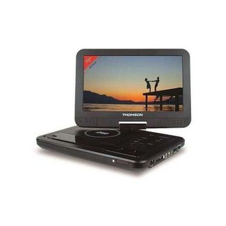 Thomson Reproductor De Dvd Port&aacute;til Thomson Thp360 Pantalla Lcd A Color Orientable De 10 Pulgadas Usb Sd Negro