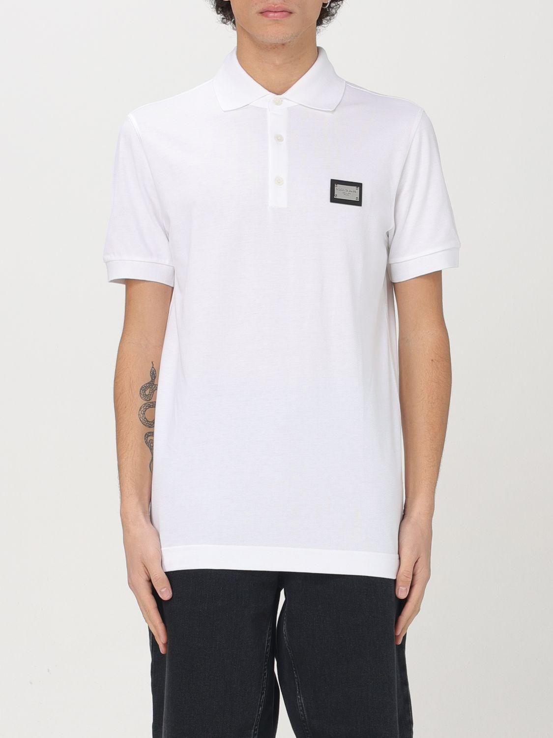 Dolce Gabbana Polo in cotone con logo Dolce Gabbana da 495,00
