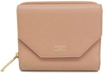 Balenciaga Pre-owned Wallets, female, Beige, Size: ONE SIZE Pre-owned Leather Wallet