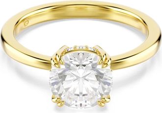Swarovski Stilla Ring met Kristal - Dames - Ringen - Geel - 60 MM - Accessoires