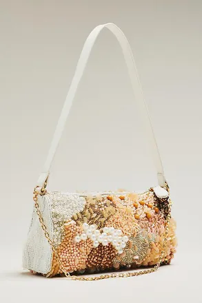 Maeve East-West Beaded Shoulder Bag