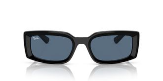 Ray-Ban Womens Rb4395 Kiliane Sunglasses, Black / Dark Blue, 54 mm