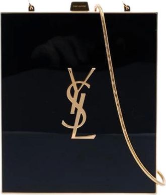 Saint Laurent Pre-owned Clutches, female, Black, Size: ONE SIZE Pre-owned The Tuxedo