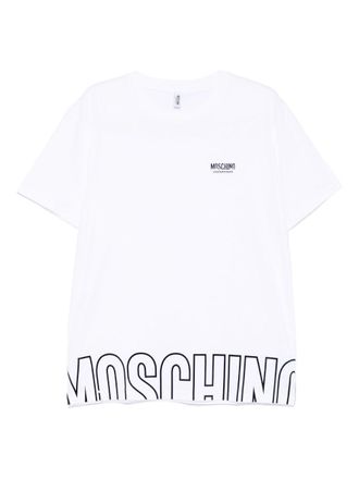 Moschino Graphic White Crew Neck T-Shirt