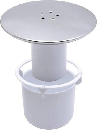 OEM Allecto Plus, Tapa De Desag&uuml;e De Ducha Cromada De 90 Mm / 115 Mm Con Recogedor De Pelo, Para Viega Tempoplex, Material Duradero