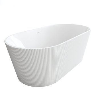 Rea Ba&ntilde;era De Pie Rea Ofelia White 170 + Brush Copper Plug