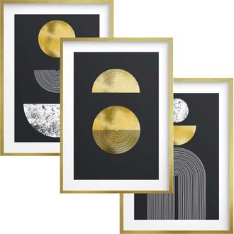 OEM P&oacute;steres Dorados Modernos, Im&aacute;genes De Pared, Decoraci&oacute;n De Pared Para Sala De Estar Y Dormitorio