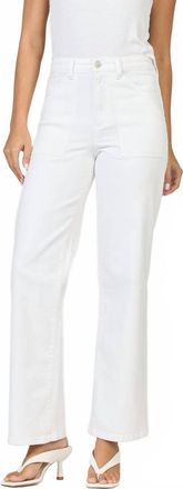 Dear John Denim Holly Straight Leg Jean In White