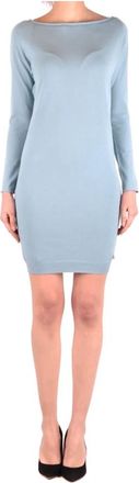Twinset Korte dagjurk - Dames - Korte kleedjes - Blauw - M - Kleedjes