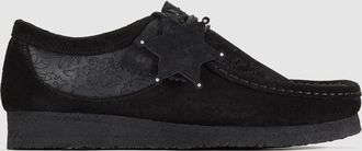 Clarks Mocassins Wallabee Black Embroidery, Collaboration Clarks X Andersson Bel
