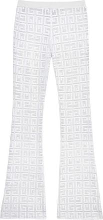 Givenchy Wide Elasticated 4G Pants White, Size XL