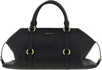 Alexander McQueen Borsa tote Farringdon in pelle - Nero