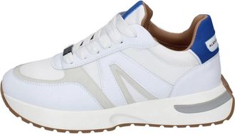 Alexander Smith Leren Heren Sneakers - Heren - Sneakers - Wit - 44 EU - Schoenen