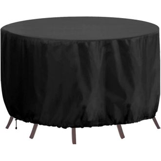 OEM Funda Para Muebles De Jard&iacute;n - Impermeable - Duradera - 180 X 80 Cm - Oxford 420d - Resistente Al Viento Y A Los Rayos Uv - Negra - Crezuo