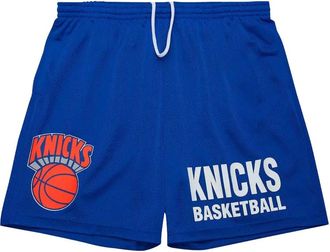 Mitchell & Ness x Purple Shorts Brand New York Knicks Hardwood Classics - Blu