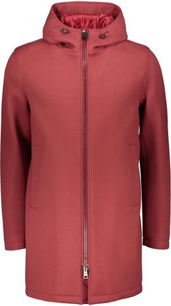 Herno Hooded Jacket - Heren - Parka Jassen - Rood - L - Polyester - Jassen