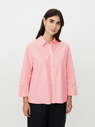 Masai MaIsalina Striped 3/4 Sleeve Shirt in Rosebloom at Nordstrom, Size Xx-Large