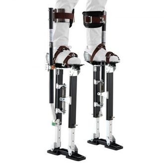 OEM Zancos Para Paneles De Yeso De Aluminio Ajustables 485 A 790 Mm, Capacidad De Carga 103 Kg, Zancos De Trabajo Con Almohadillas, Patas De Goma Antidesl