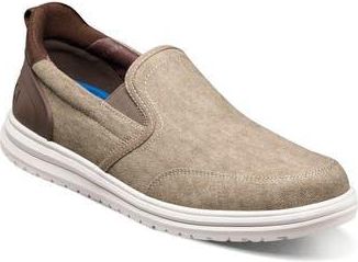 Nunn Bush Brew City EZ Hands Free Slip-On Sneaker in Stone Multi at Nordstrom Rack, Size 11.5