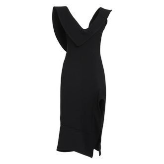 Bottega Veneta Dames, Jurken, Zwart, Maat: XS Katoen