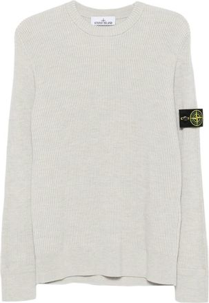 Stone Island Light Beige Knitted Sweater