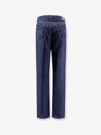 Brunello Cucinelli Mens Cotton Jeans Blue