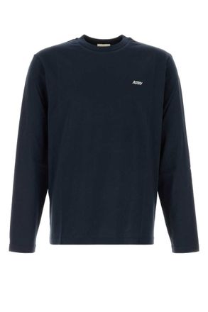 Autry Navy Crew Neck T-Shirt