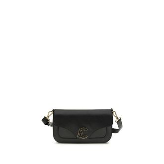 Coccinelle Black Calf Leather Bos Taurus Shoulder Womens Bag