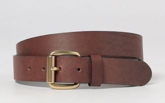 Sebago Cintura regolabile in pelle liscia con fibbia ad ardiglione