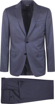 Ermenegildo Zegna Kostuums, Heren, Blauw, M, Luxe Maatpak