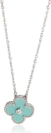Van Cleef & Arpels Pre-Owned Van Cleef & Arpels White Gold Diamond 2022 Limited Edition Pendant