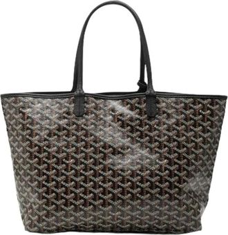 Goyard Pre-owned Saint Louis PM Tote Bag - Dames - Vintage Shopper - Bruin - ONE Size - Leer - Vintage