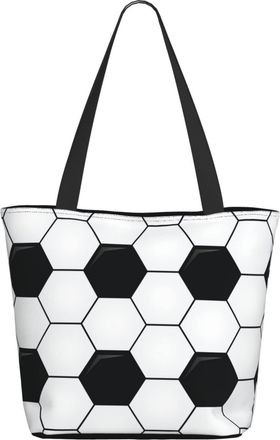 AOOEDM The Pattern Of Football Ladies Shopping Bag 13x11x7in.The Perfect ValentineS Day Gift.It Is The Best ValentineS Day Gift For Mom, Daughter, Wife,Etc