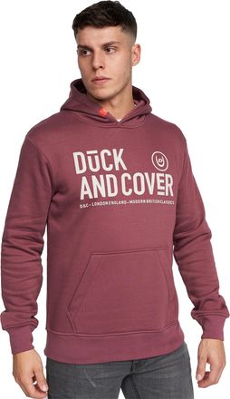 Duck and Cover Heren Hillman Hoodie (Wijn)