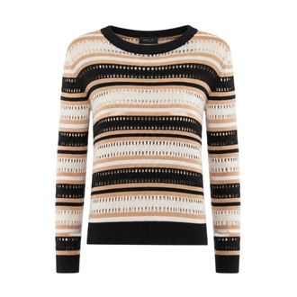 Nenette Round-neck Knitwear, female, Multicolor, Size: XS Round-neck Knitwear