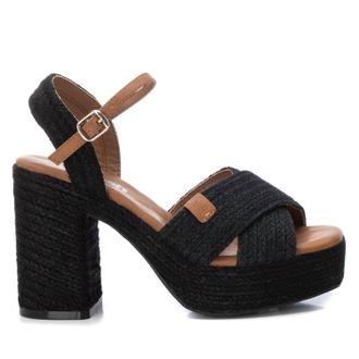 Xti Womens Heeled Sandals In Black