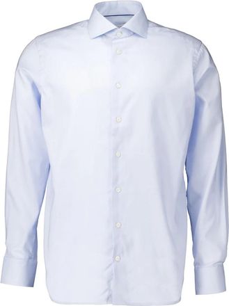Eton Stijlvol Overhemd - Heren - Zakelijke Overhemden - Blauw - 5XL - Katoen - Overhemden