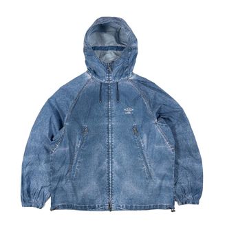 Umbro Heren Wasted Trompe L&acute;oeil Windstopper Gewassen Jas (Gewassen blauw)